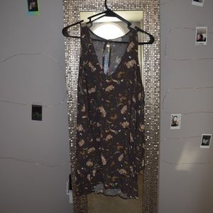 Long sleeve floral dress